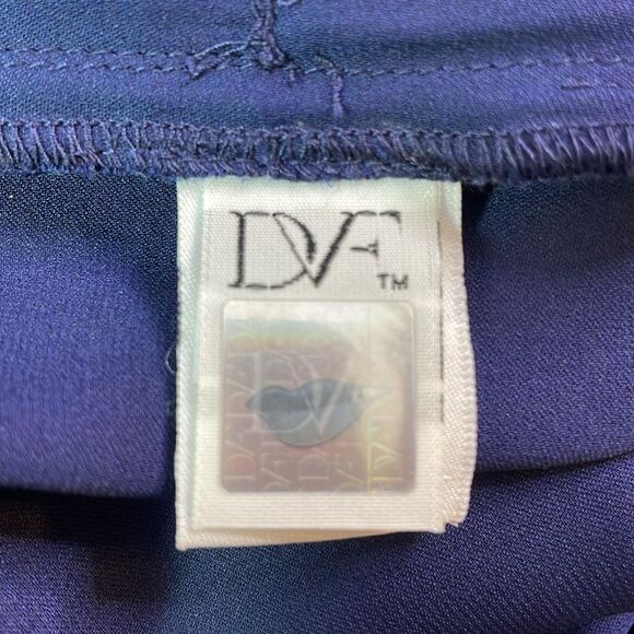 Diane Von Furstenberg Davin Navy Drawstring Jumpsuit Silk Blend 4 - Picture 9 of 10